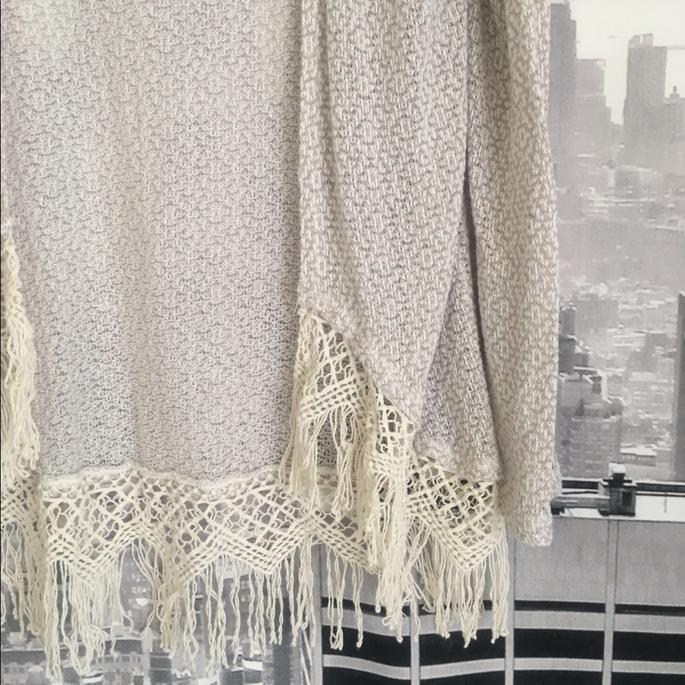 American Rag Fringe Cardigan - Picture 2 of 2